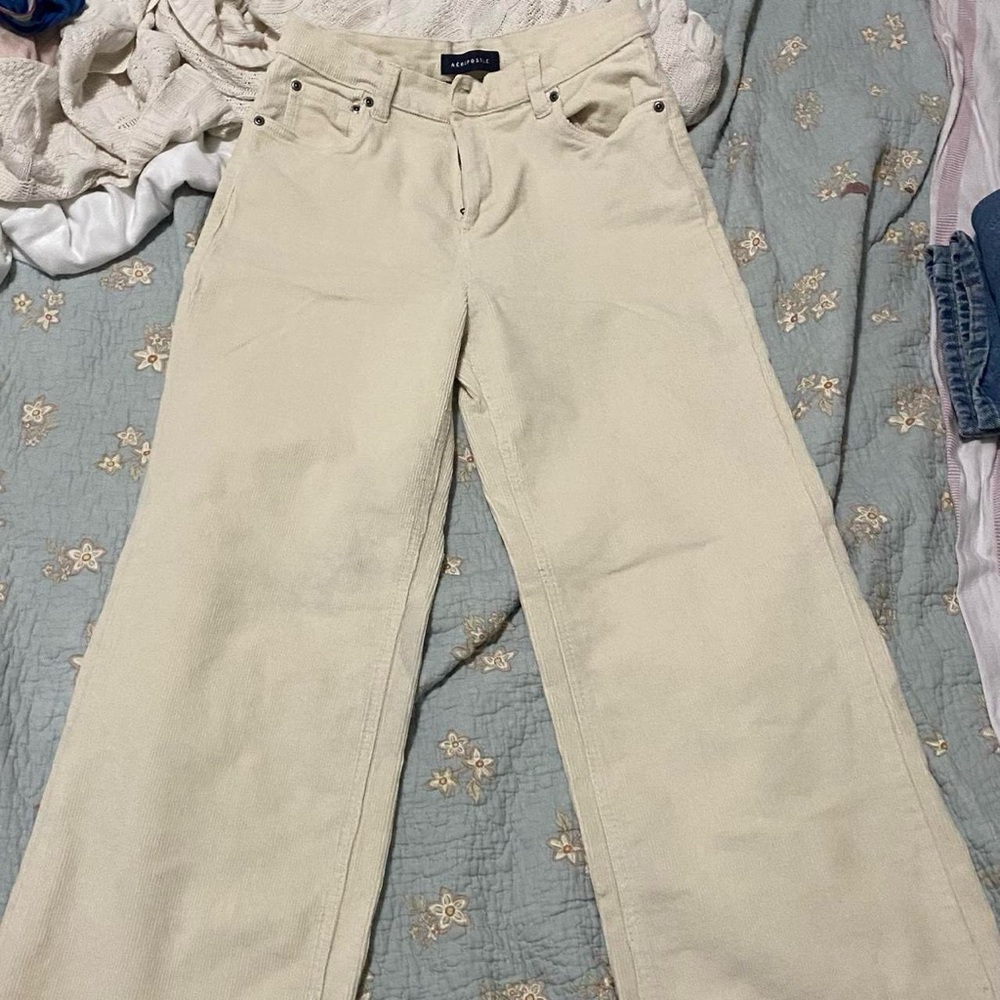 Aeropostale high rise vintage corduroy wide leg pants